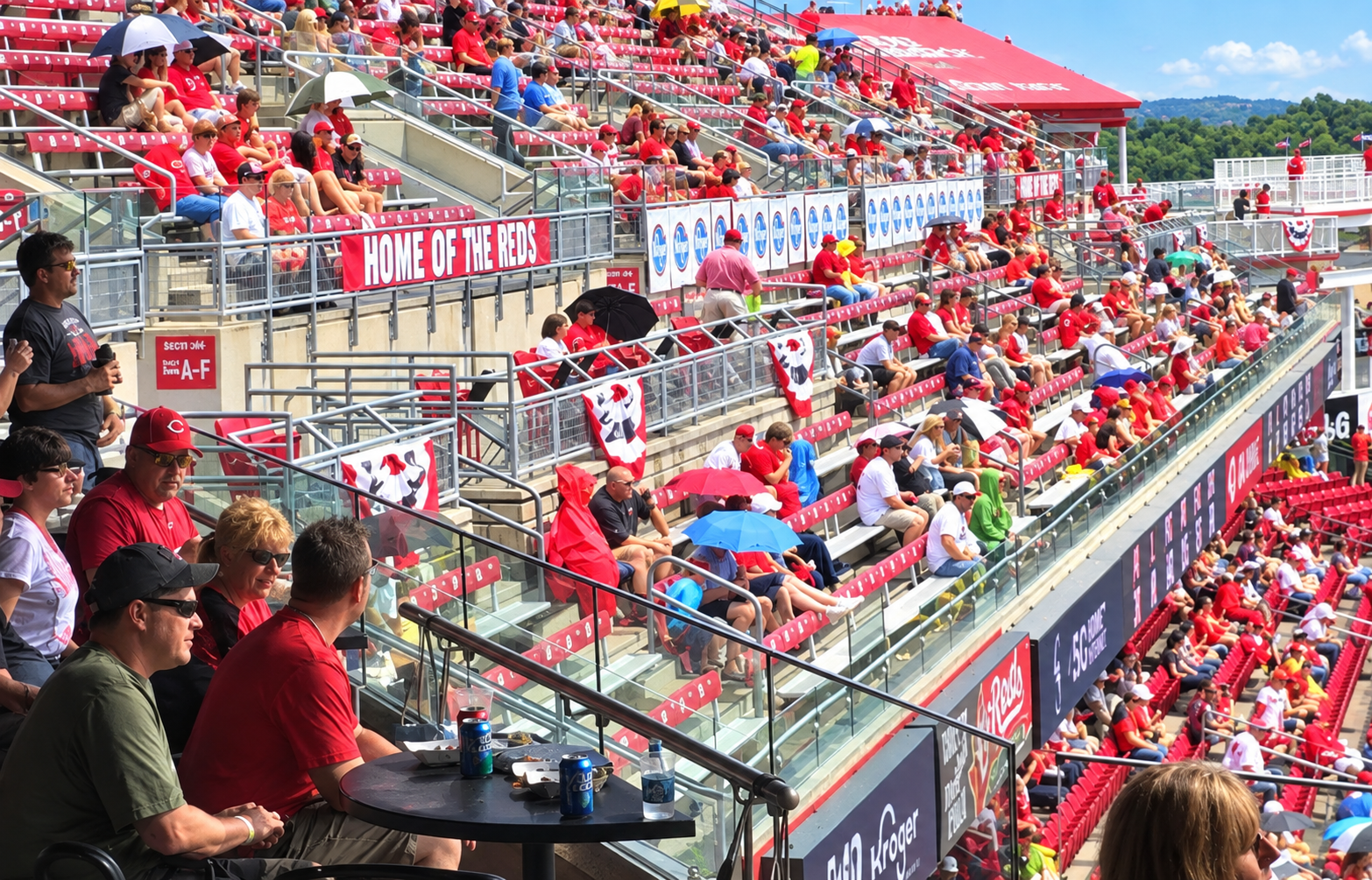 cincinnati reds bleacher seats