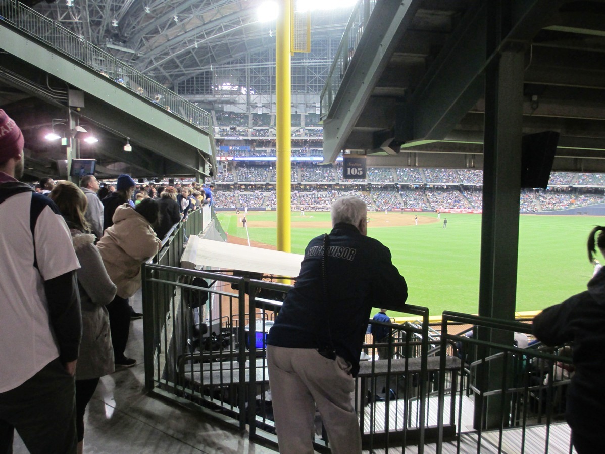 Milwaukee brewers standing room