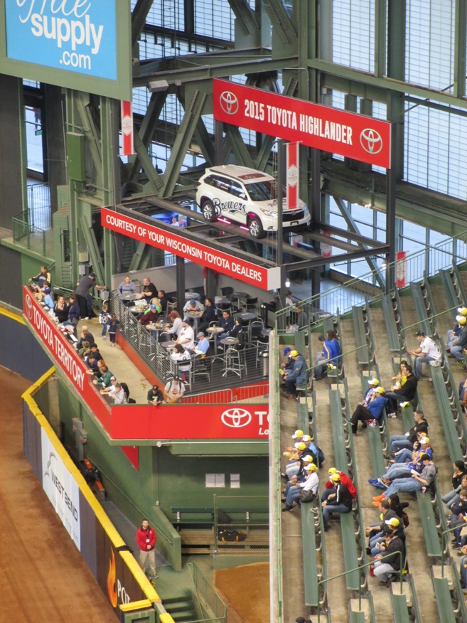 toyota territory milwaukee brewers all inclusive